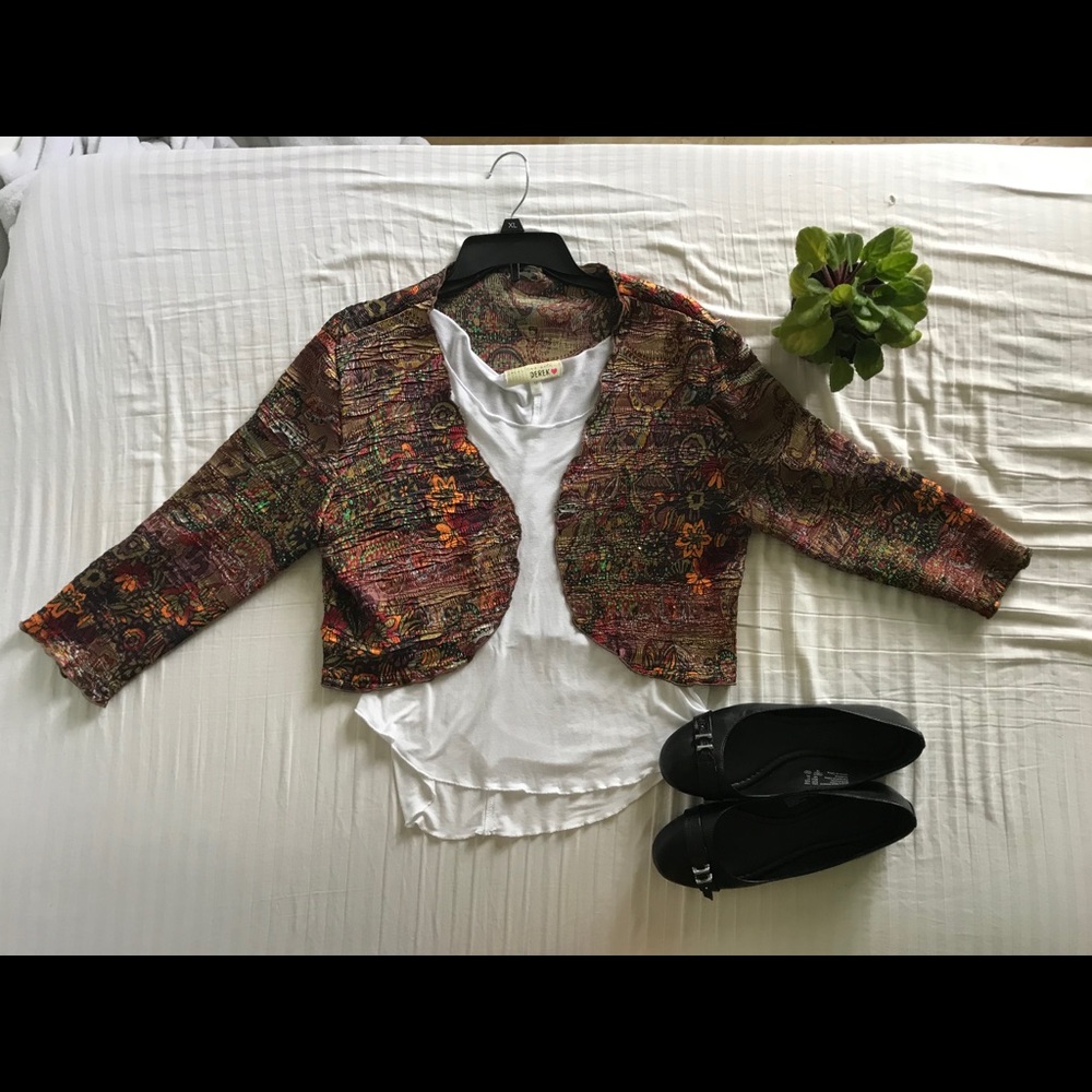 Elegant Albert Makali Short Evening Bolero Jacket