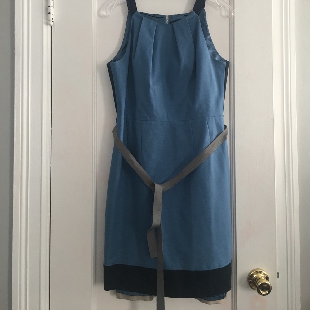 Tahari Color Block Dress