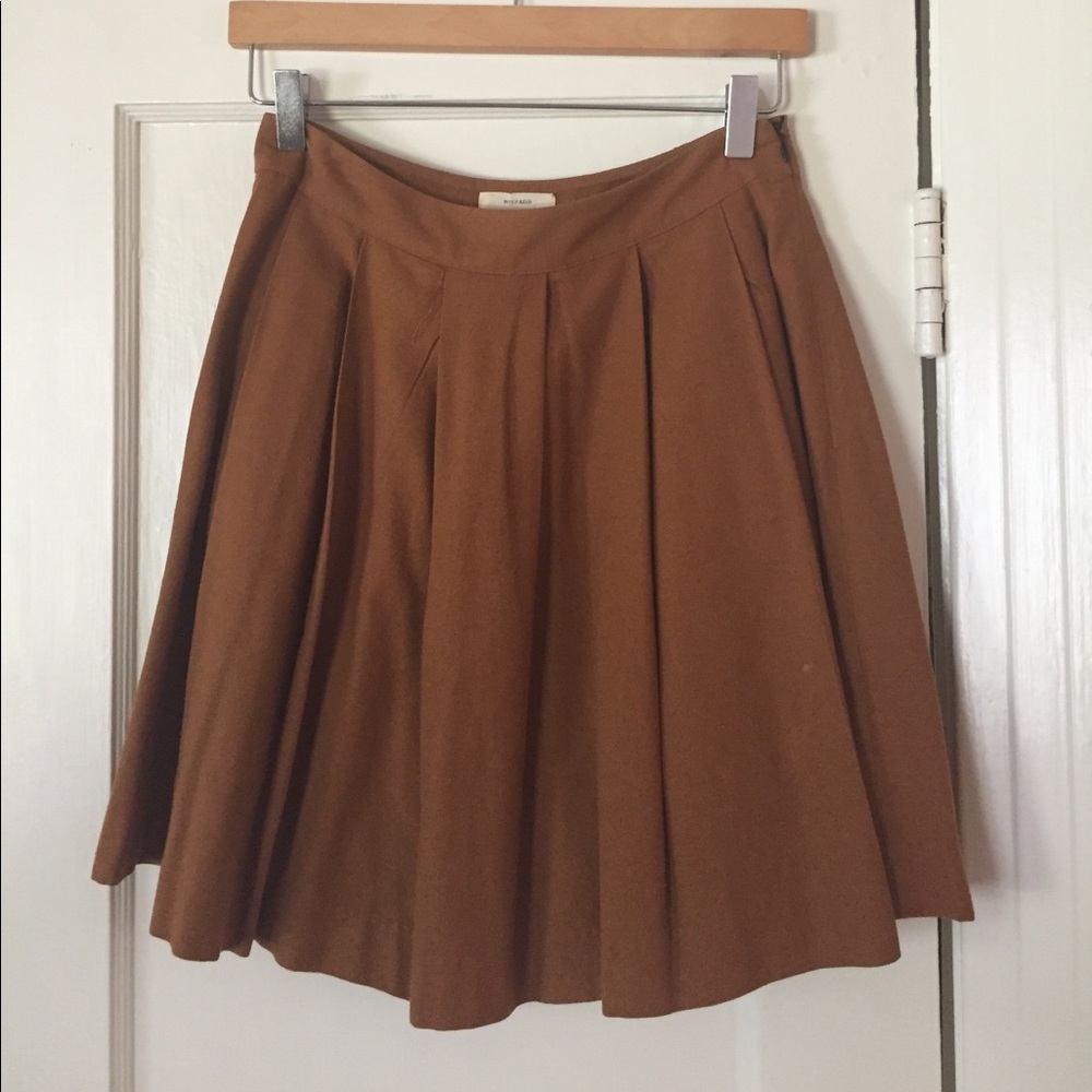 Billy Reid raw silk skirt