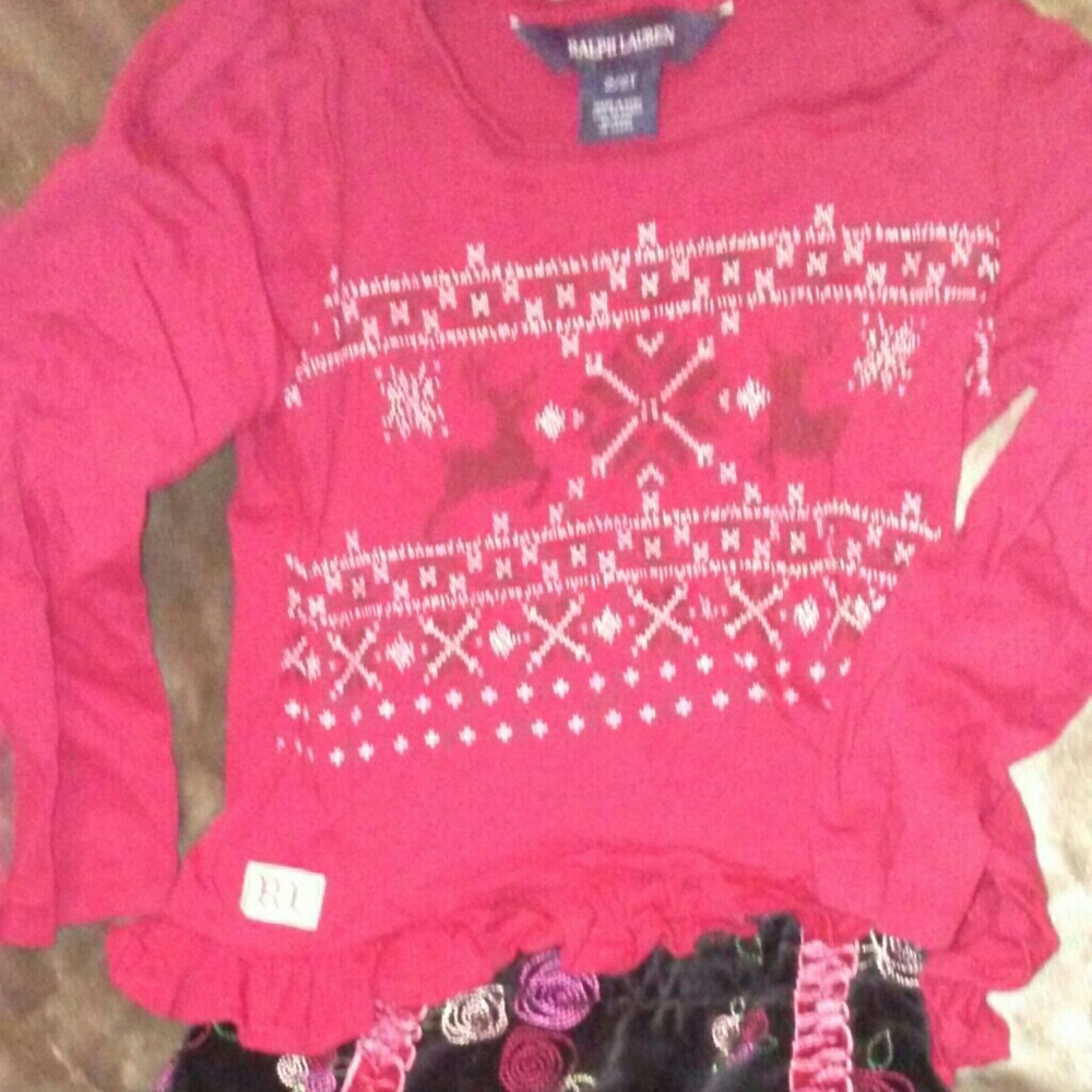 Winter Top & Skirt 2/3T