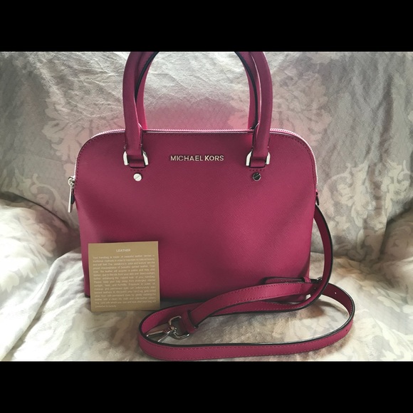Michael Kors medium Cindy Saffiano satchel - Picture 2 of 4