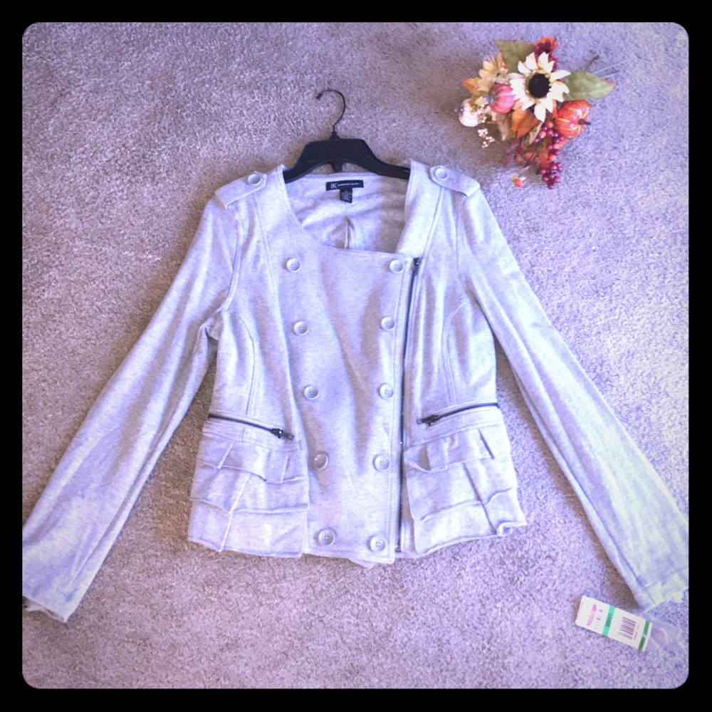 INC Heather Gray Blazer