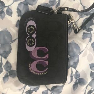 Black coach wallet