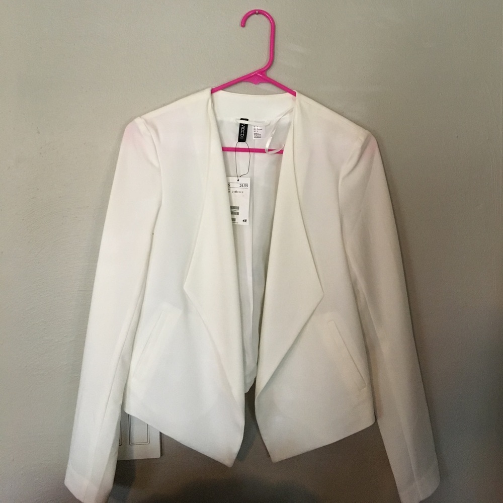 White h&m jacket