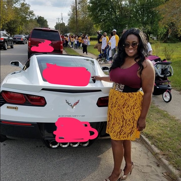 Maroon and gold game day dress - Picture 2 of 3