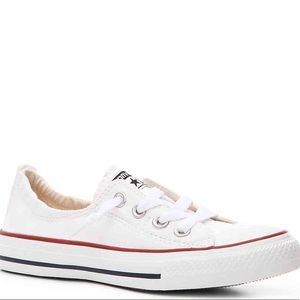 White Shoreline Slip-On Converse
