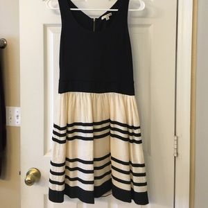 BeBop cream and black dress