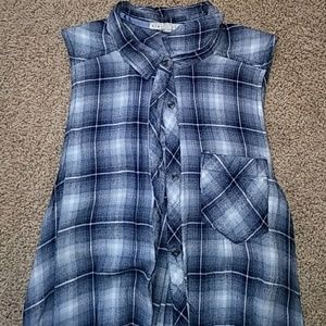 Woman's Long High-low Flannel