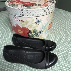 Croc flats style and comfort