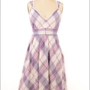Converse Dress in Purple/Pink/White Plaid