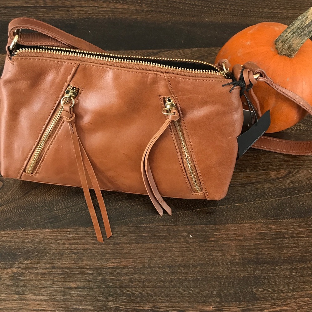 Joe’s jeans chestnut colored leather bag