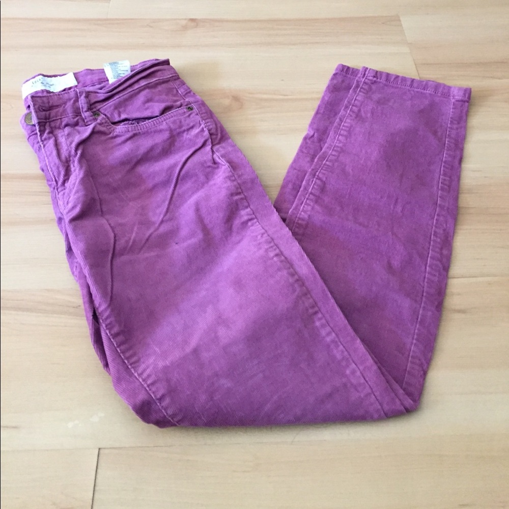H&M Magenta Corduroys
