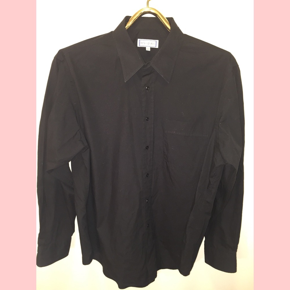 Yves Saint Laurent: Classic Black Button Down