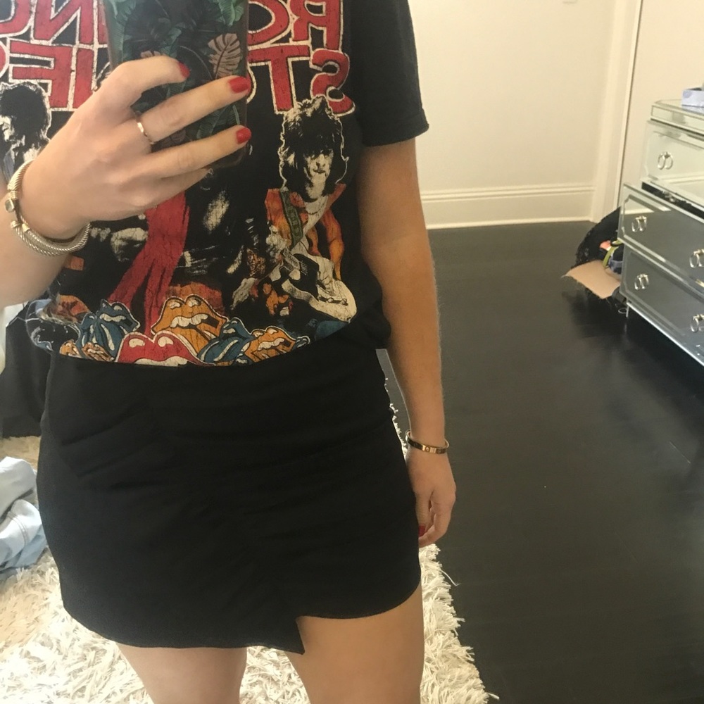ZARA black mini skirt