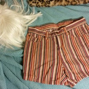 Vintage 60s 70s Stripe Shorts