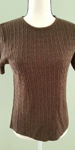 Old Navy brown short sleeve sweater
