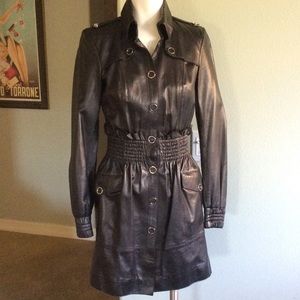 Women's Black Leather Jacket By Schunk&Rosenfeld S