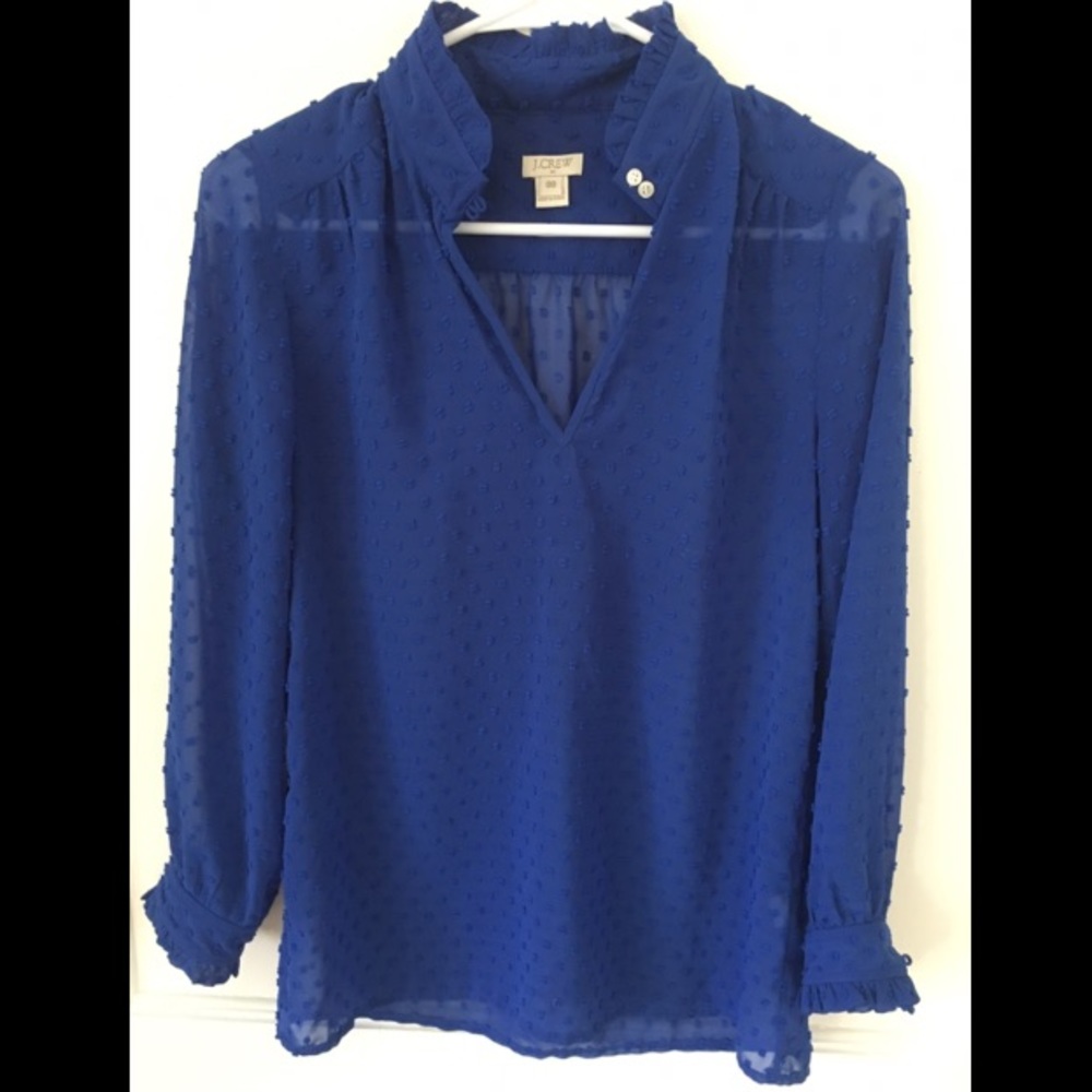 J.crew chiffon blouse