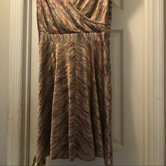 Multicolored career dress - Picture 2 of 2