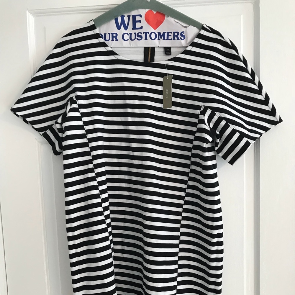 Jcrew striped dress