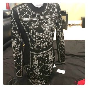 Fashion Nova Fitted Beaded Dress