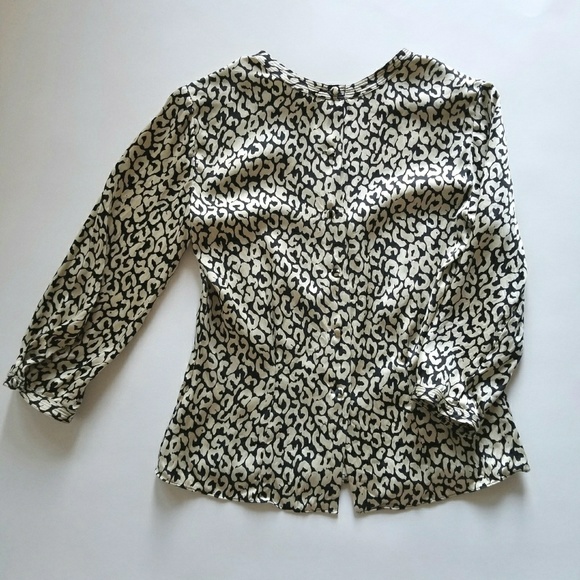 J. Crew Leopard Blouse - Picture 3 of 3