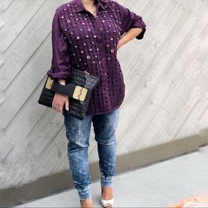 NWT Designer vintage unique shirt NWT Designer vintage unique shirt