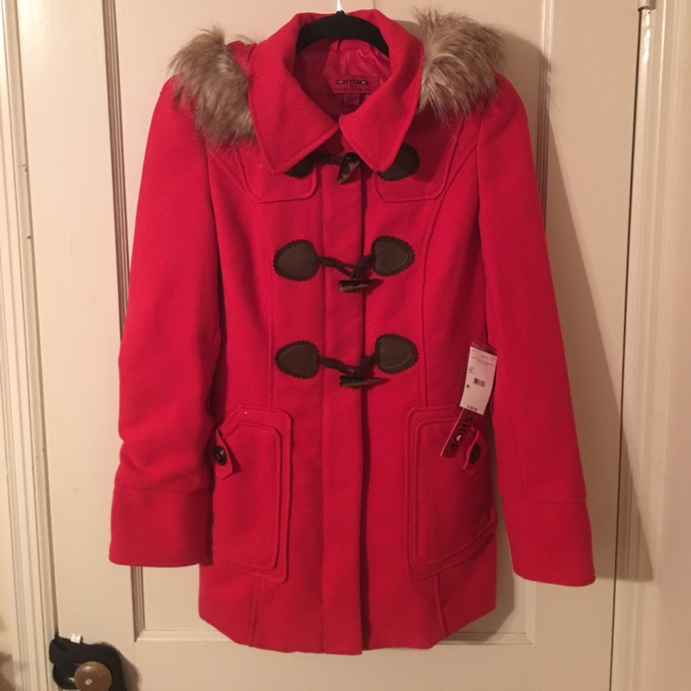 Coffeeshop toggle coat jacket