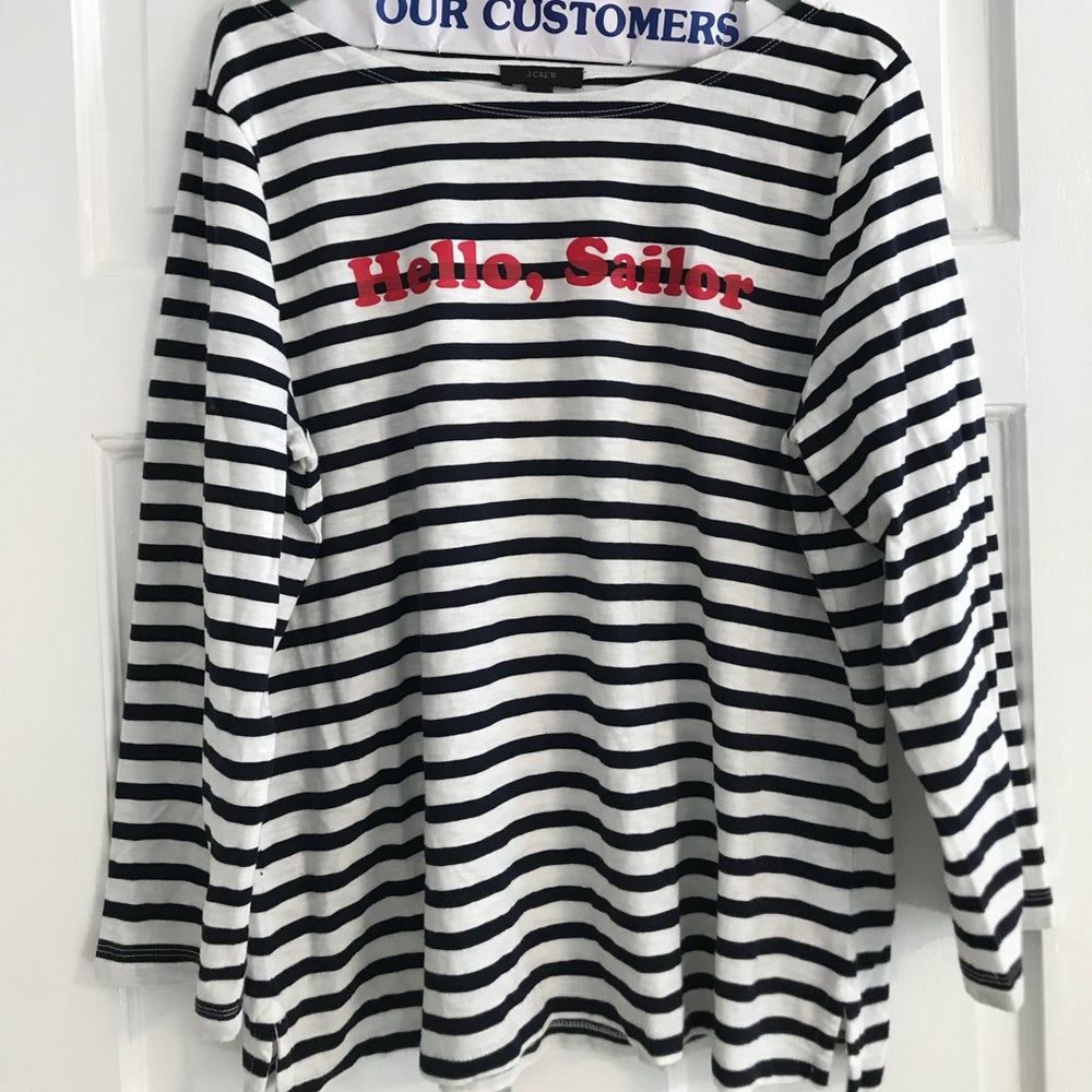 Jcrew hello sailor shirt