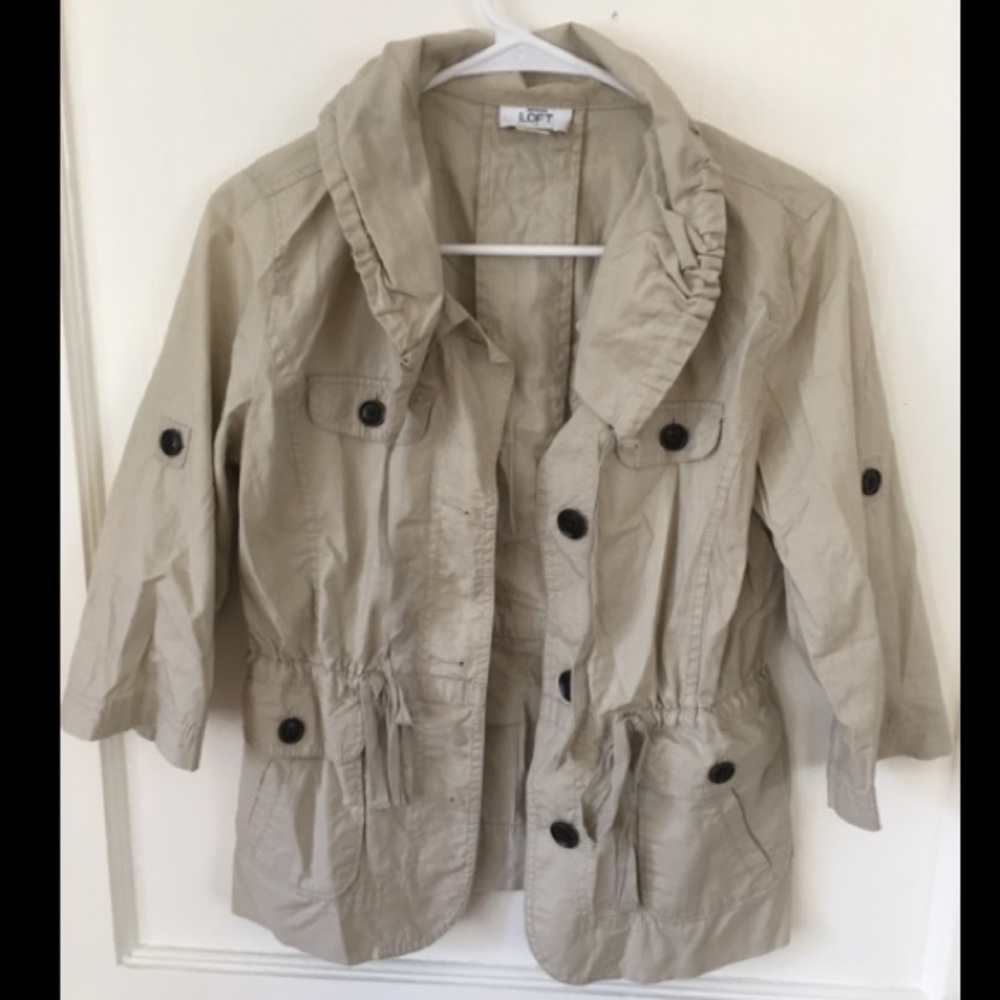 Ann Taylor Khaki jacket
