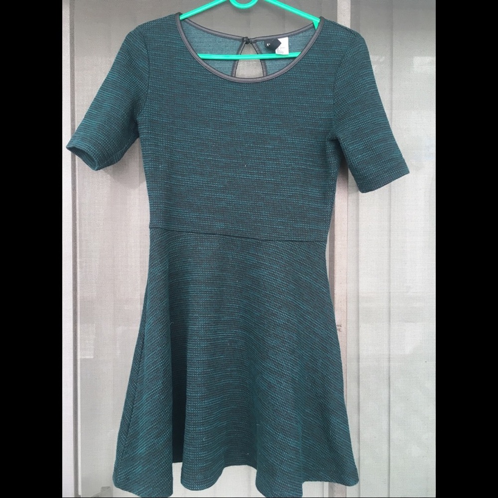 Divided H&M textured skater dress