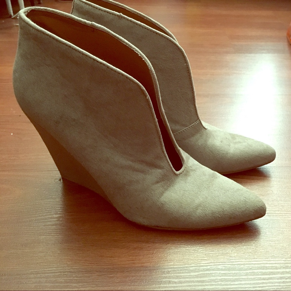 Wedge booties