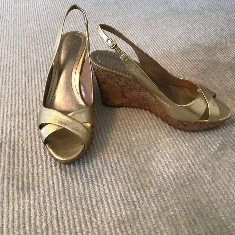 Gold sandals