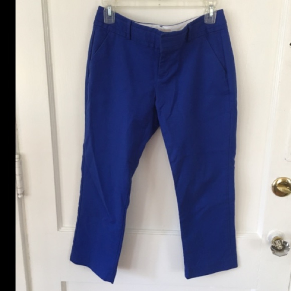 Banana Republic blue crop pant