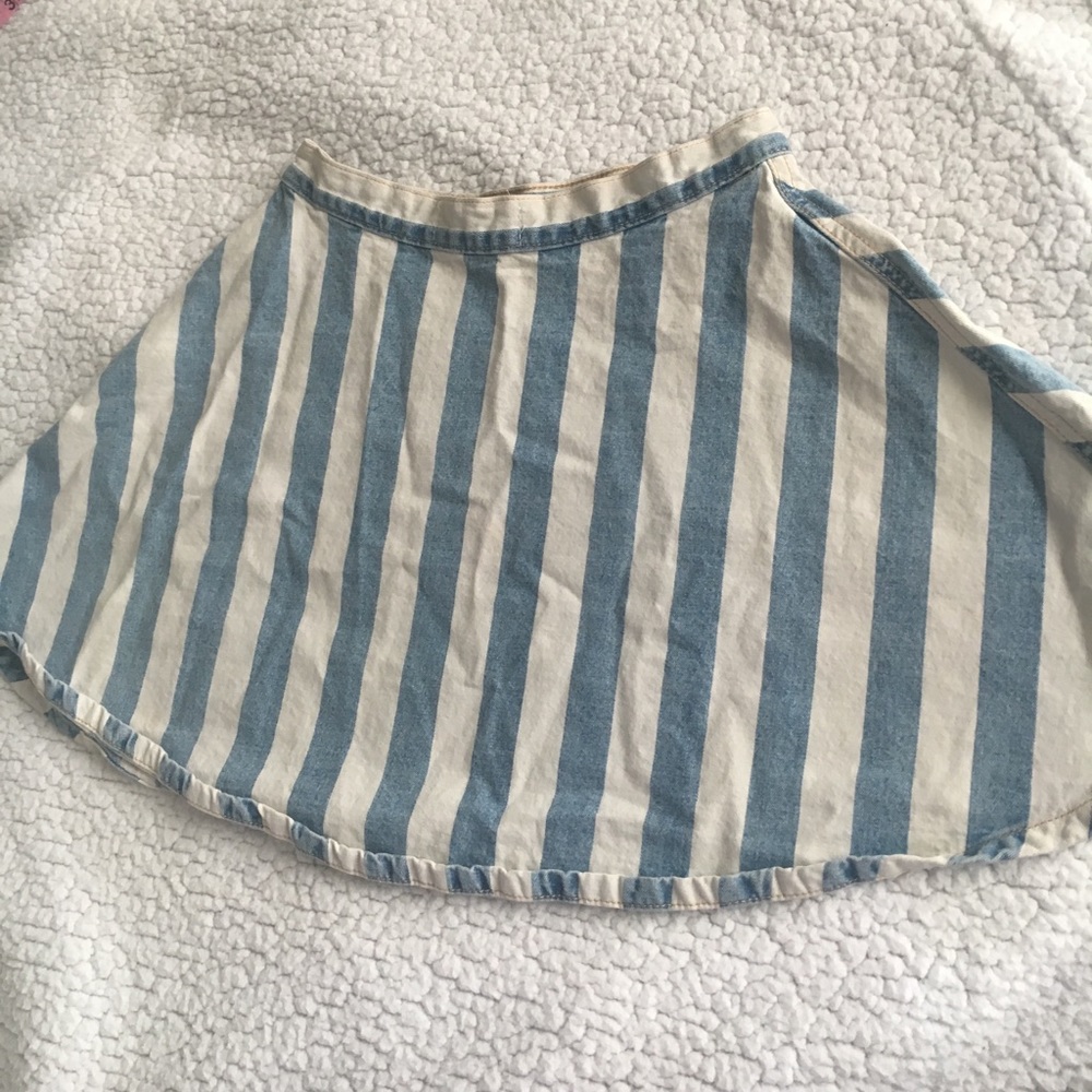 American apparel denim skirt