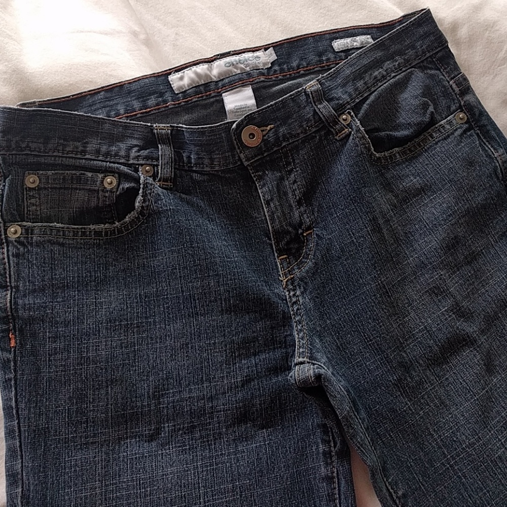 EUC Calvin Klein Ultra Low Flare jeans