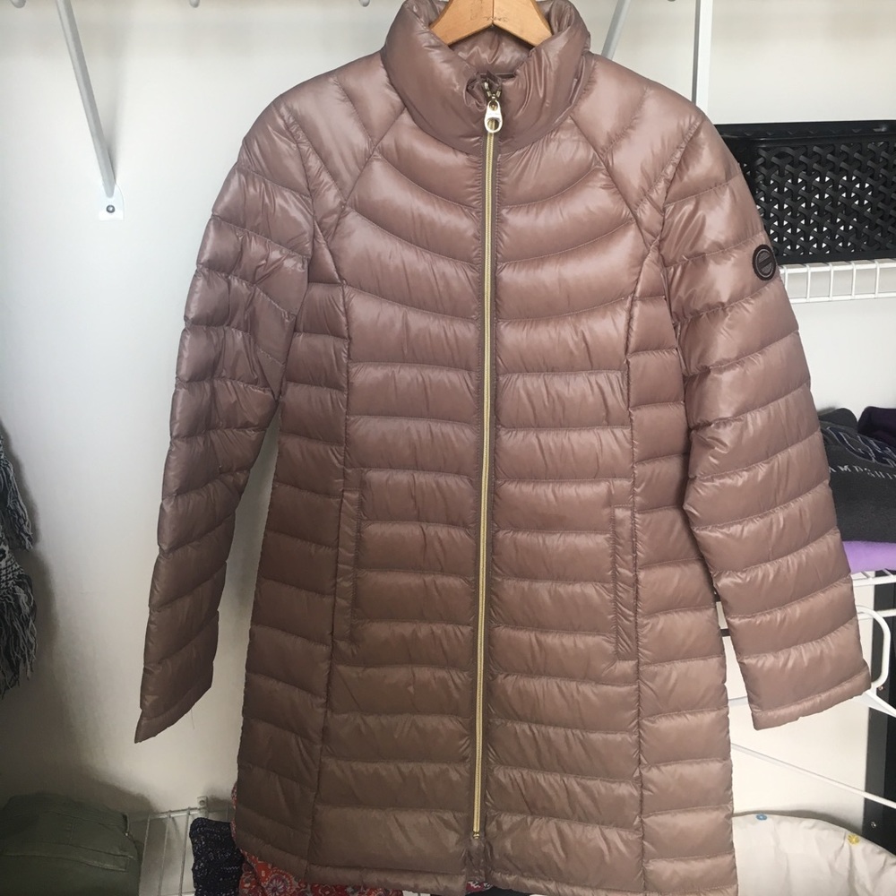 Calvin Klein long down packable Jacket!