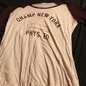 T-shirt that has only been worn once