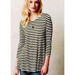 Anthropologie Puella B/W Swing Knit Top | XS
