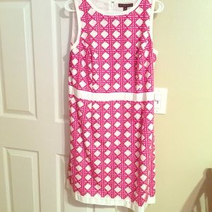 Size 12 pink brooks brothers sheath dress