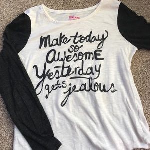 MAKE TDY SO AWSME YSTRDY GETS JLUS TEE