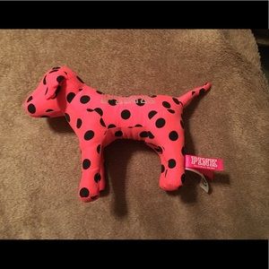 PINK Polka Dot Dog