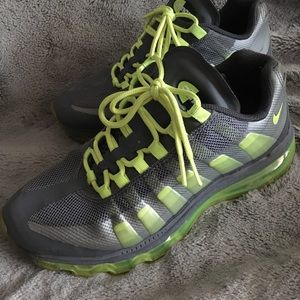 Nike Air Max 95 Gray and Chartreuse