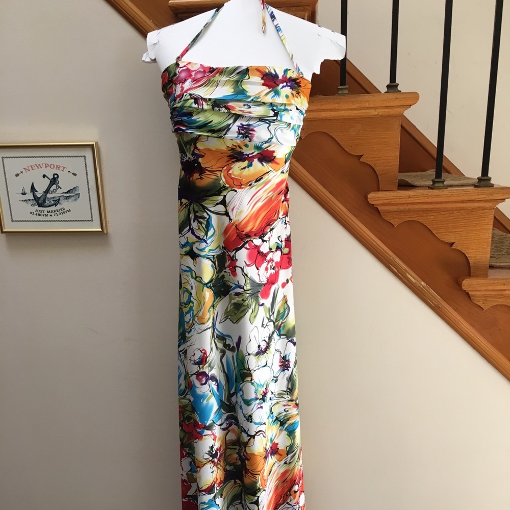 Floral floor length dress