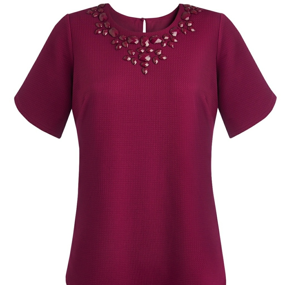 Simplybe stone jersey top