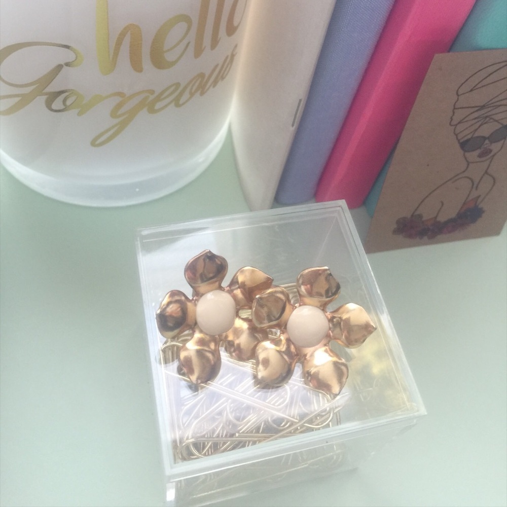 vintage inspired flower earrings