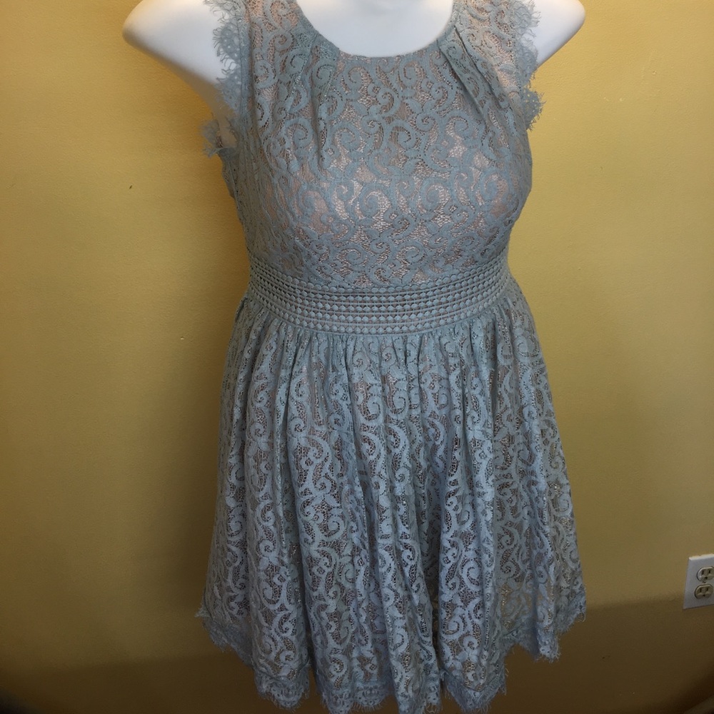 Darling light blue size M lace dress