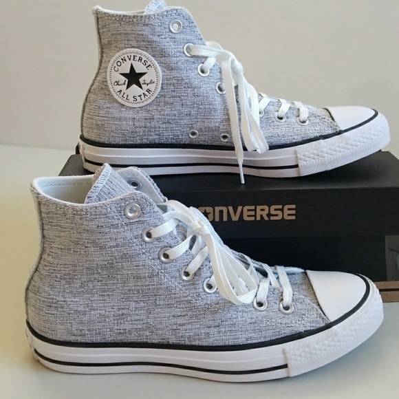 white shimmer converse