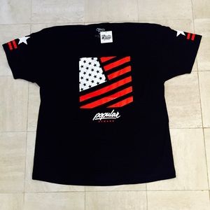 Popular Demand Square Flag Scoop Tee