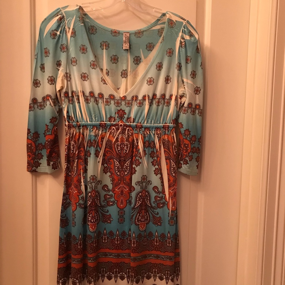 Dress swim coverup